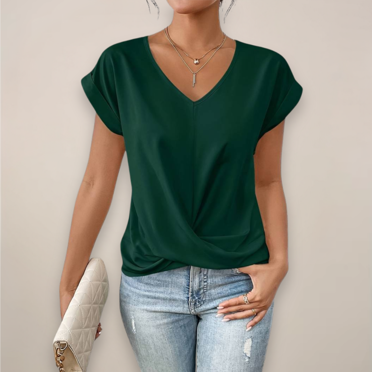 Calliope | Twist Front Top