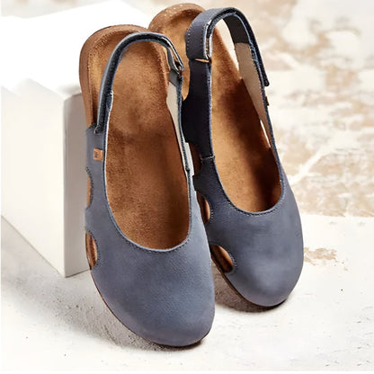 Linnea | Cut Out Slingback Flats