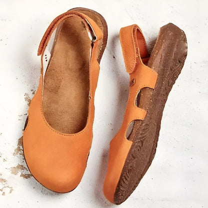 Linnea | Cut Out Slingback Flats