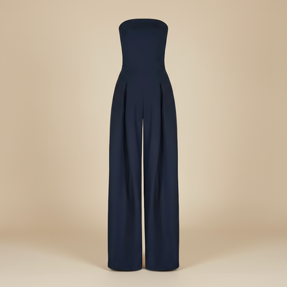 Clara | Strapless Wide Leg Jumpsuit