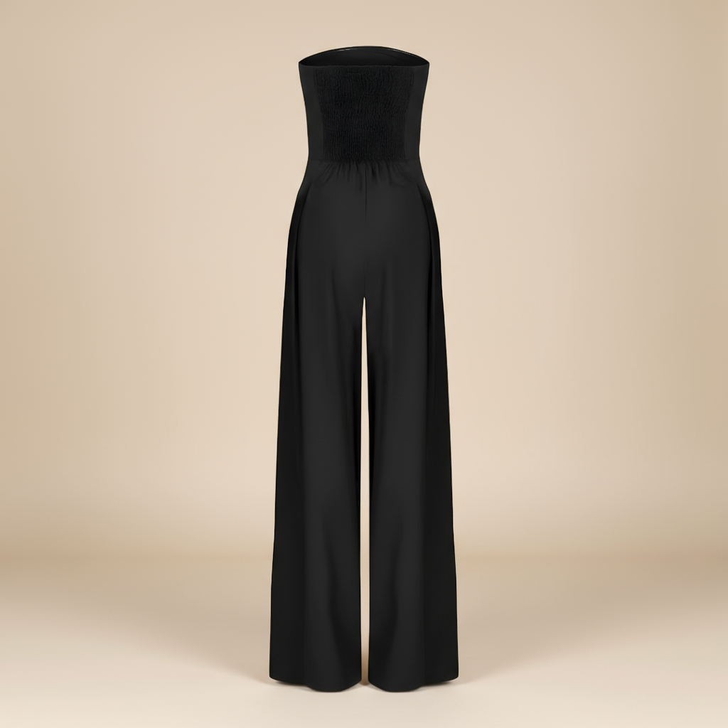 Clara | Strapless Wide Leg Jumpsuit