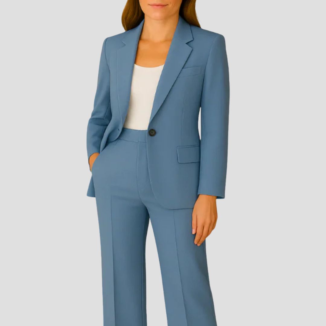Vélina | Tailored Blazer & Straight-Leg Pants Suit