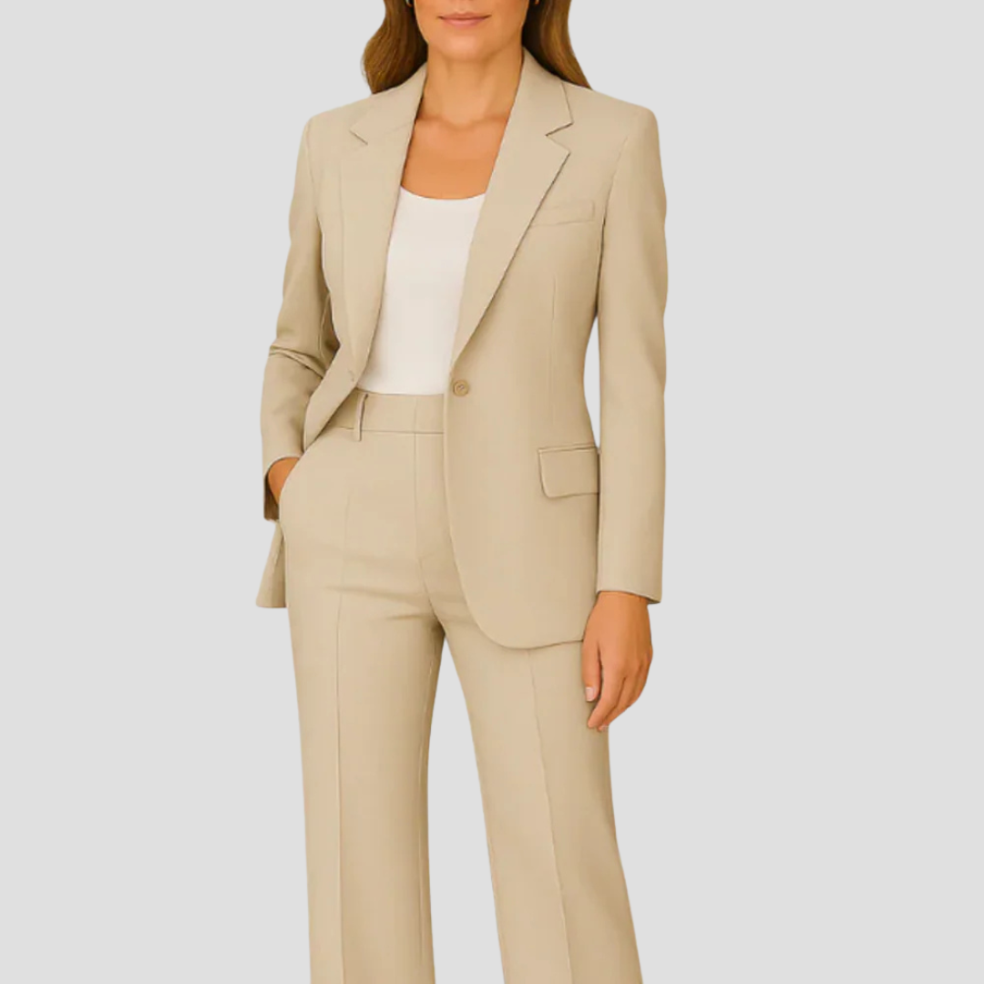 Vélina | Tailored Blazer & Straight-Leg Pants Suit