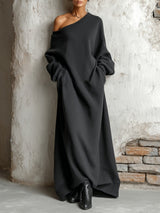 Noa | Off-Shoulder Casual Maxi Dress