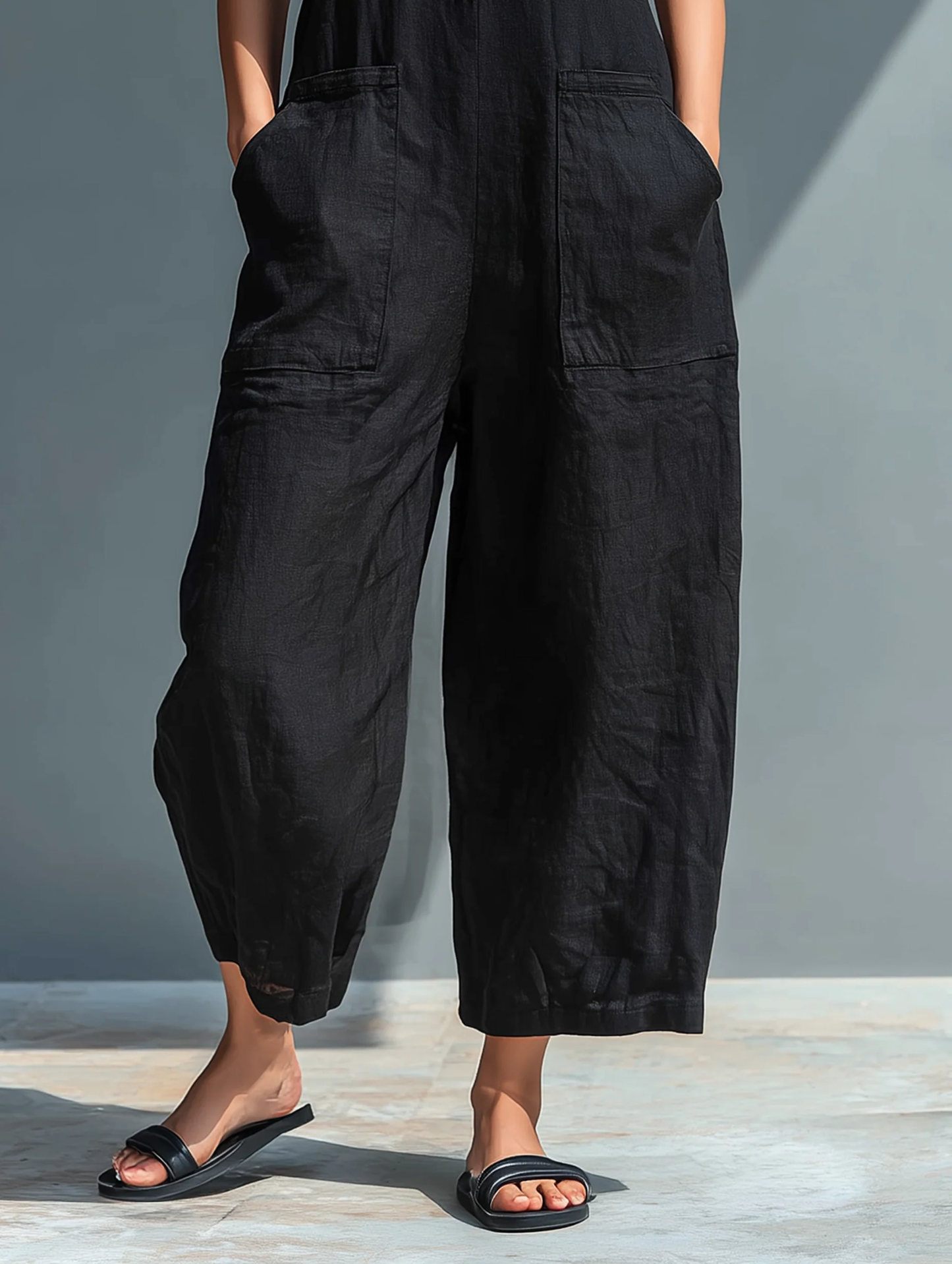 Aveline | Sleeveless Wide-Leg Jumpsuit