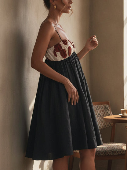 Vionne | Corset Bodice Full-Skirt Midi Dress