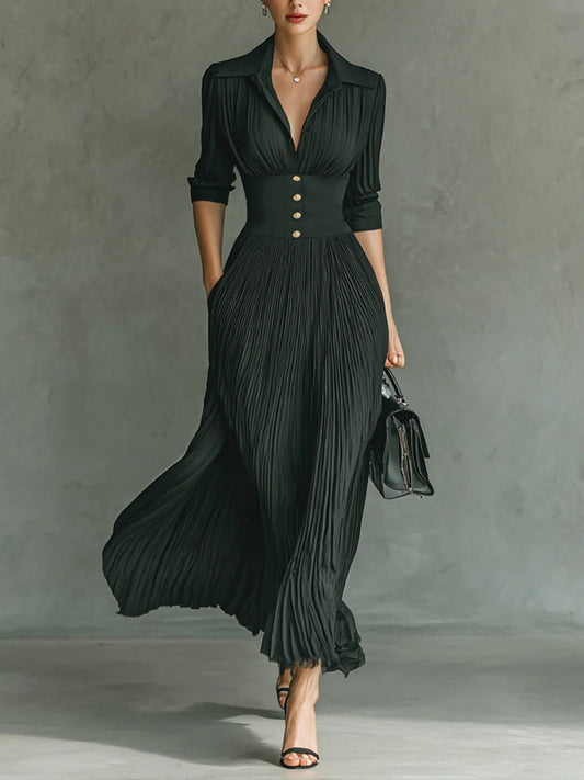Seraphine | Fitted Waist Wedding Guest Maxi Dress