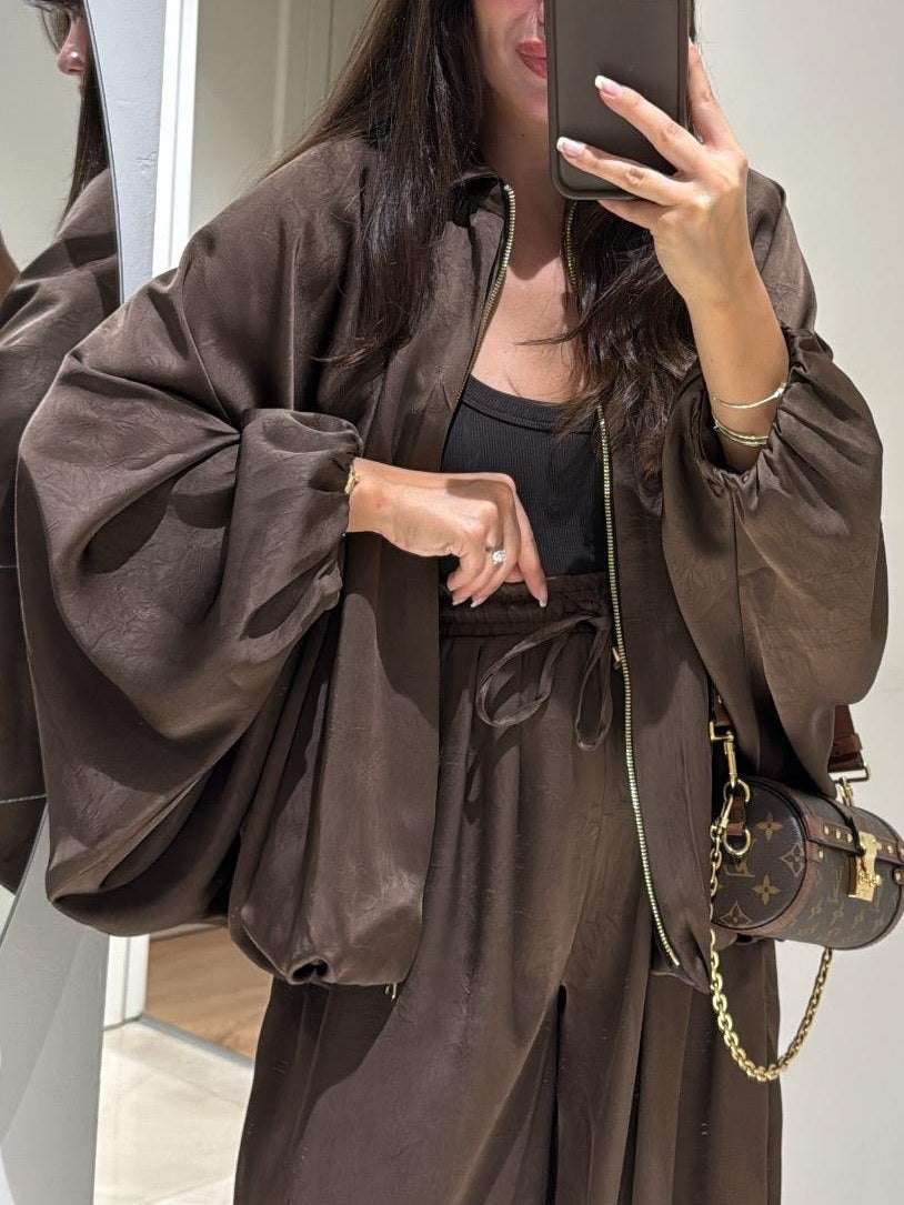 Aurore | Jacket & Drawstring Pants Set