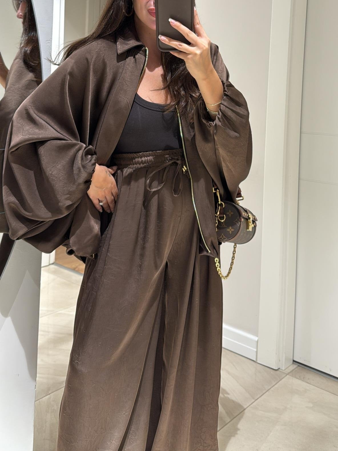 Aurore | Jacket & Drawstring Pants Set