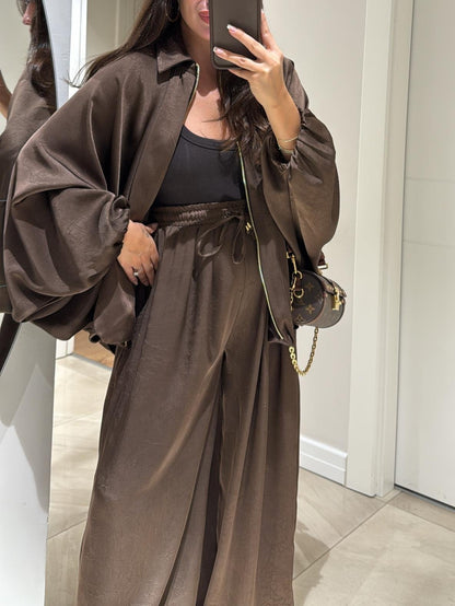 Aurore | Jacket & Drawstring Pants Set