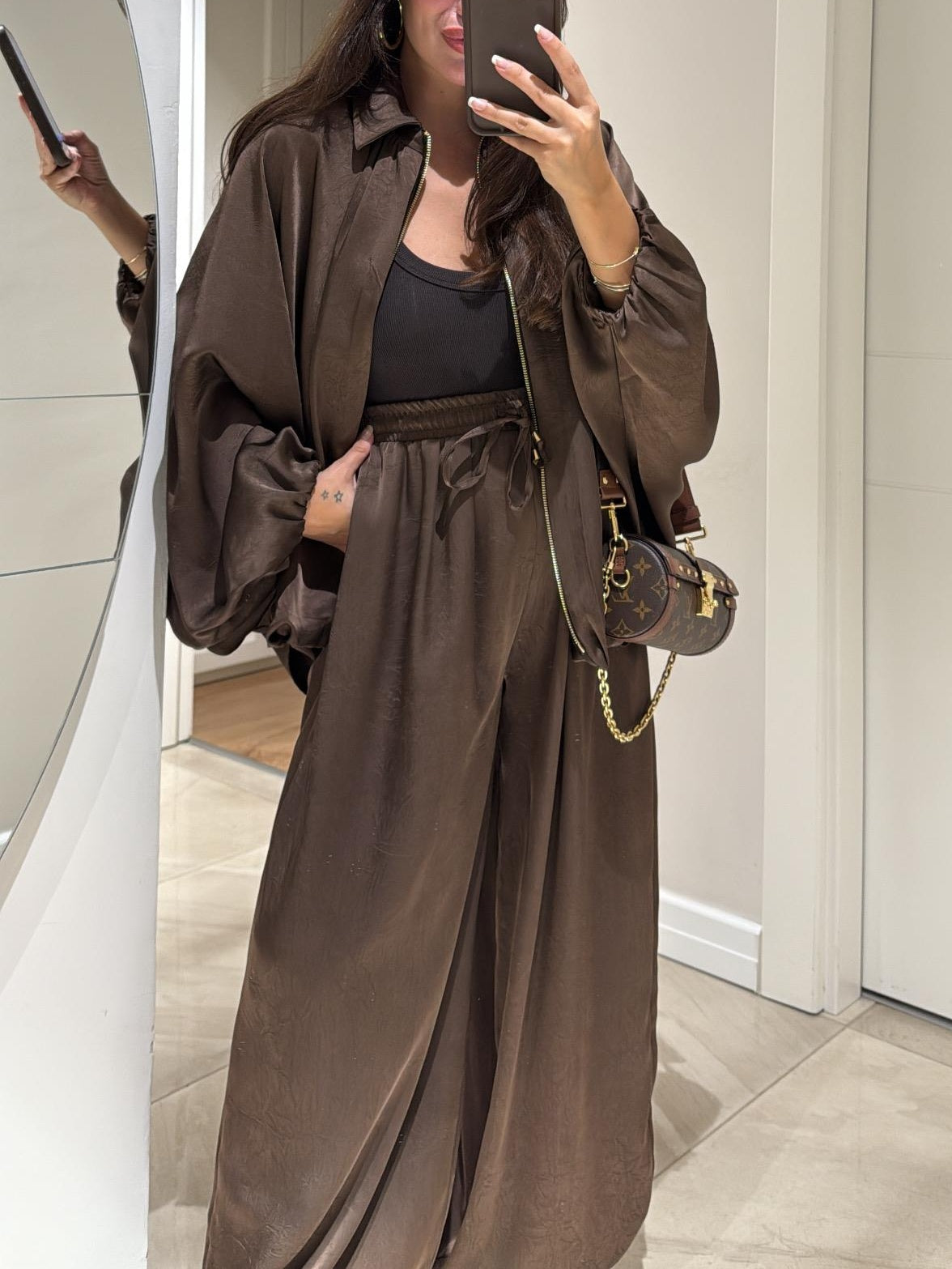 Aurore | Jacket & Drawstring Pants Set
