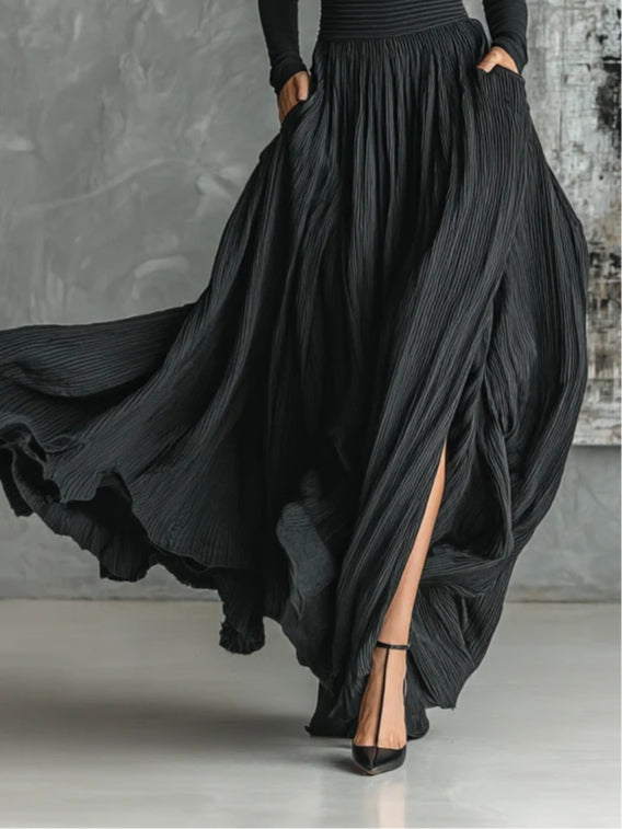 Perrine | Top & Flared Maxi Skirt Set