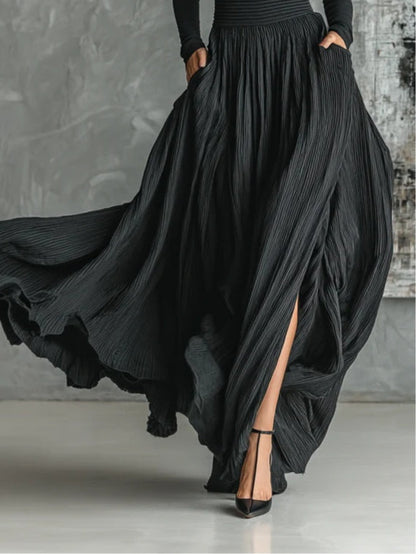Perrine | Top & Flared Maxi Skirt Set