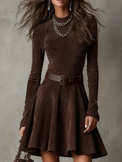 Etta | Mock-Neck Mini Dress