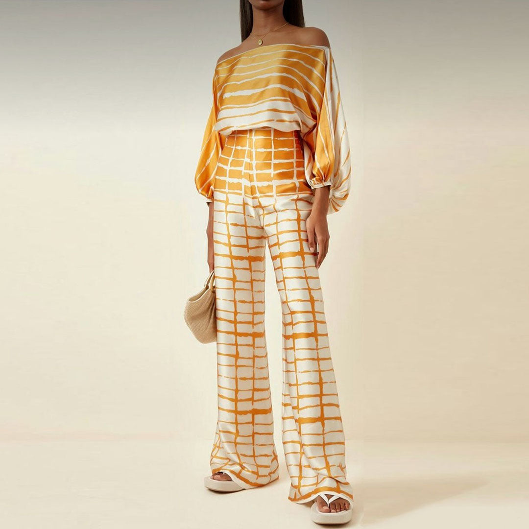 Elaris | Off-Shoulder Summer Two-Piece Set