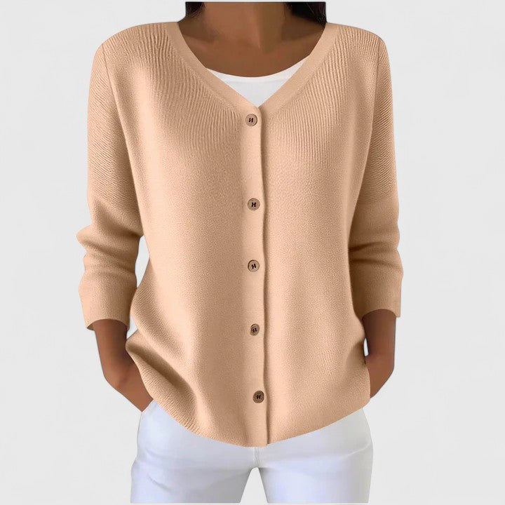 Bexley | Cable Knit Button-Front Cardigan