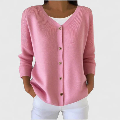 Bexley | Cable Knit Button-Front Cardigan
