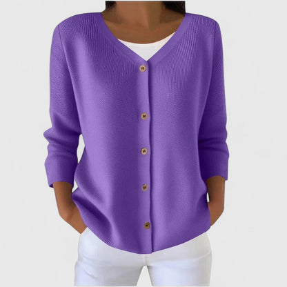 Bexley | Cable Knit Button-Front Cardigan