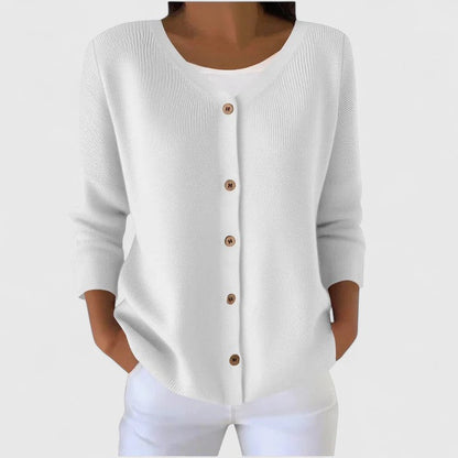 Bexley | Cable Knit Button-Front Cardigan