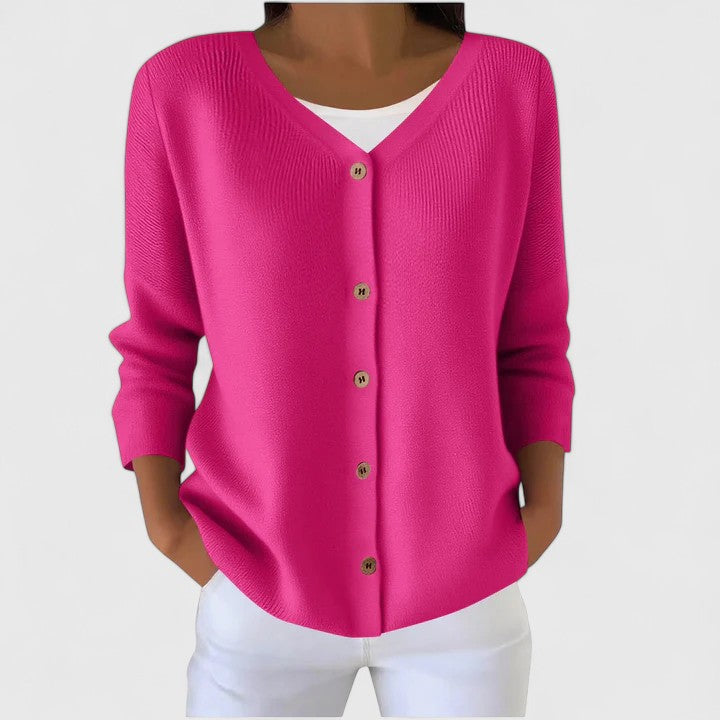 Bexley | Cable Knit Button-Front Cardigan