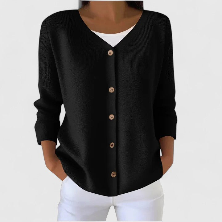 Bexley | Cable Knit Button-Front Cardigan
