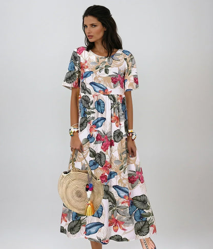 Agathe | Floral Summer Maxi Dress
