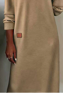 Aramis | V-Neck Long Sleeve Midi Sweater Dress