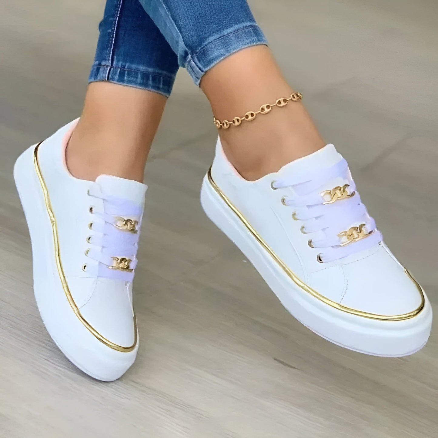 Aurelia | Lace-Up Everyday Sneakers