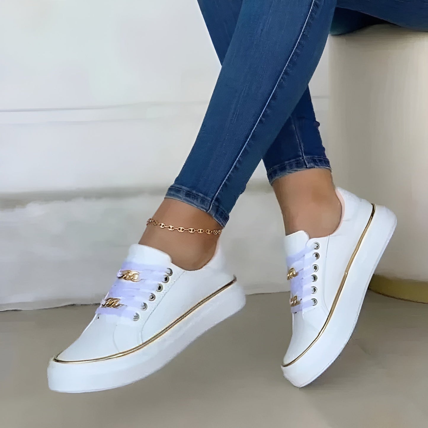 Aurelia | Lace-Up Everyday Sneakers