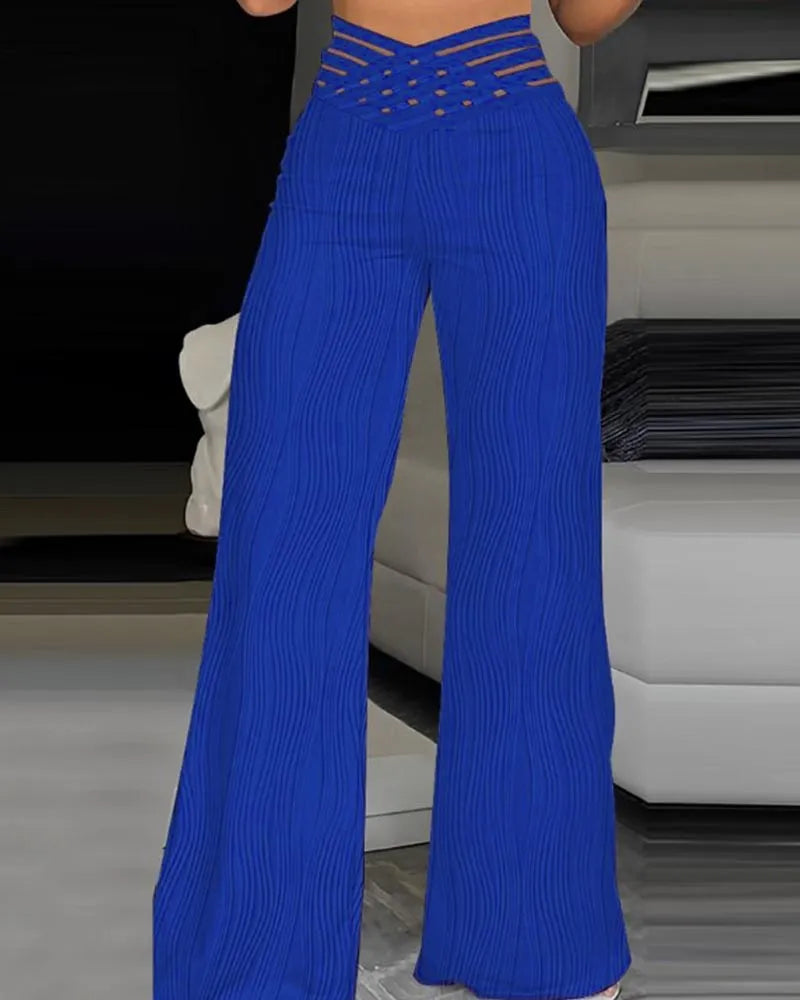 Alyssa | High-Waisted Wide-Leg Dress Pants
