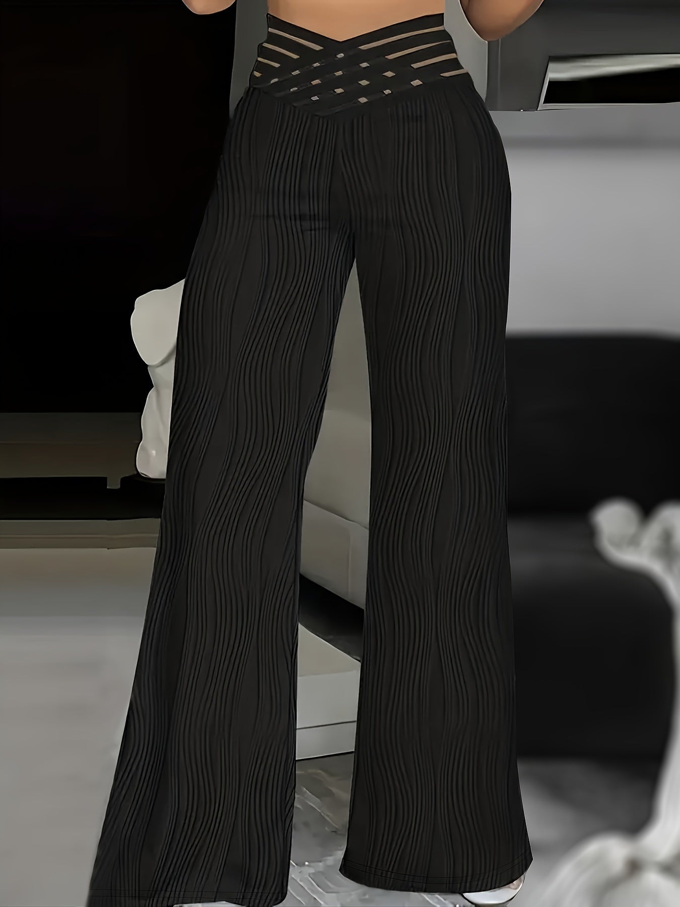 Alyssa | High-Waisted Wide-Leg Dress Pants