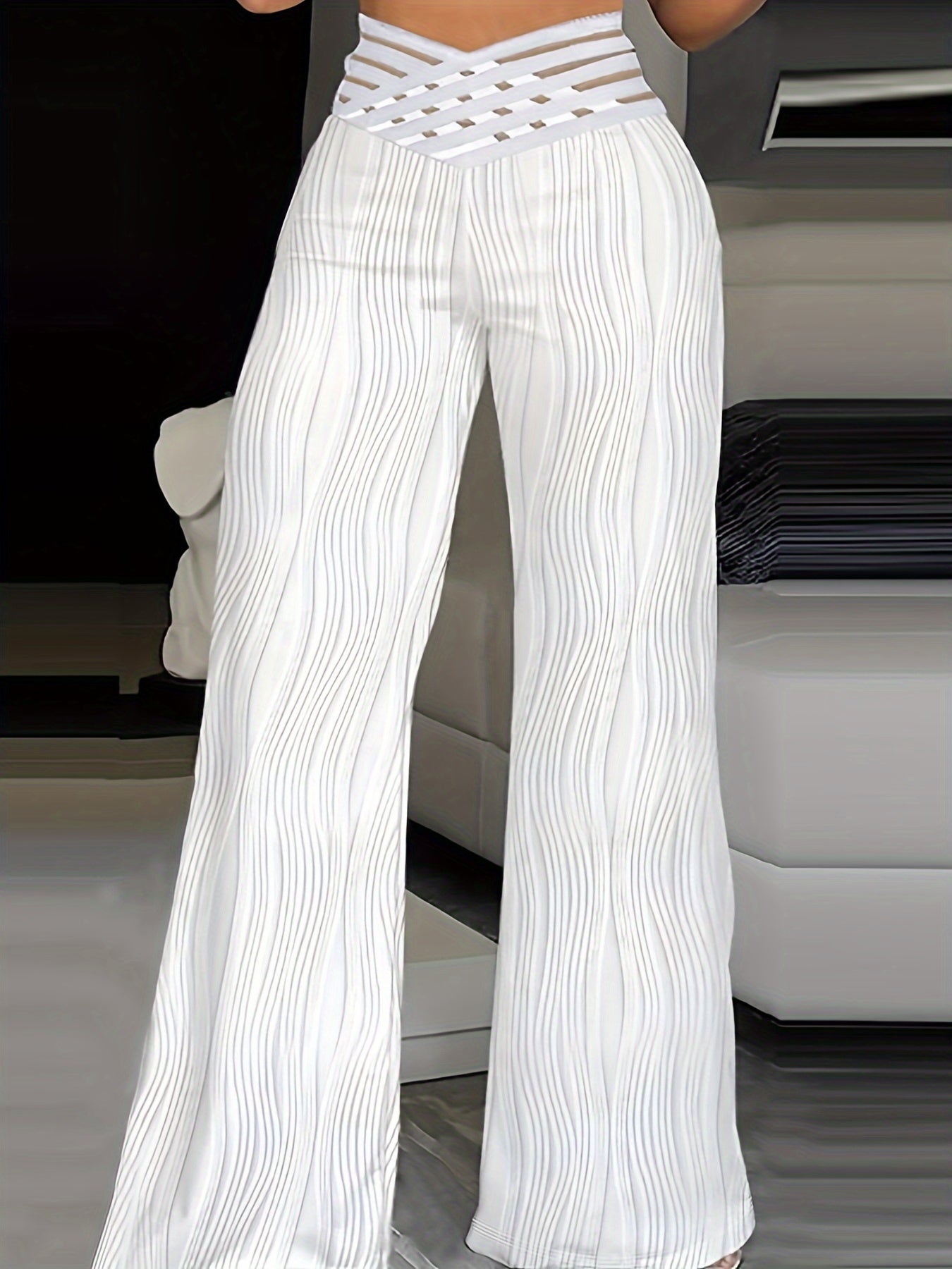 Alyssa | High-Waisted Wide-Leg Dress Pants