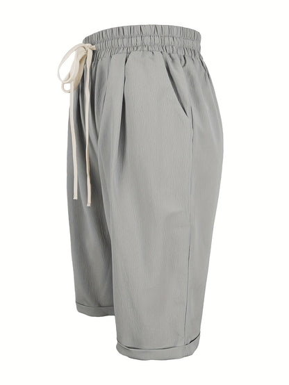 Anne | Linen Look Capri Pants