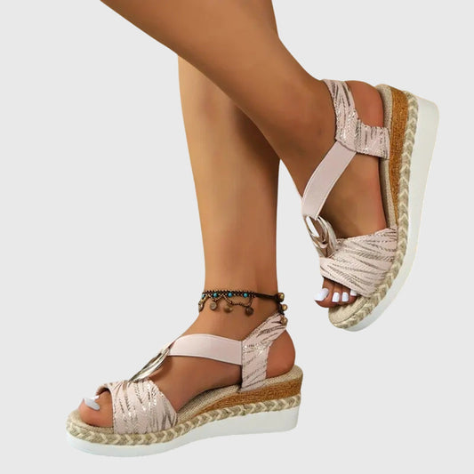 Odette | Cross-Strap Footbed Slide Sandals