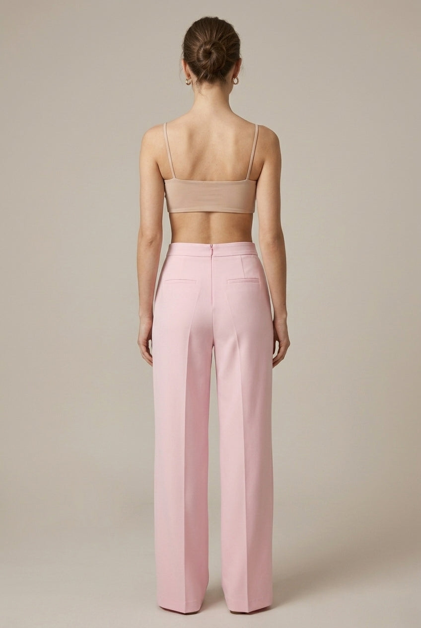 Mette | Feather Cuff Blazer & Trouser Set