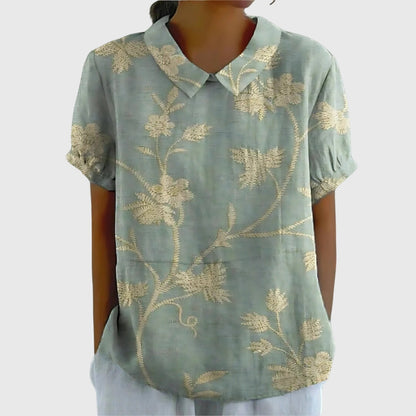 Adriana | Floral Relaxed Fit Blouse