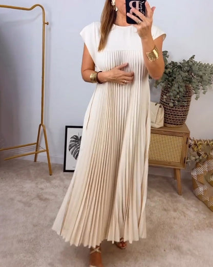 Serelina | Pleated Maxi Cocktail Dress