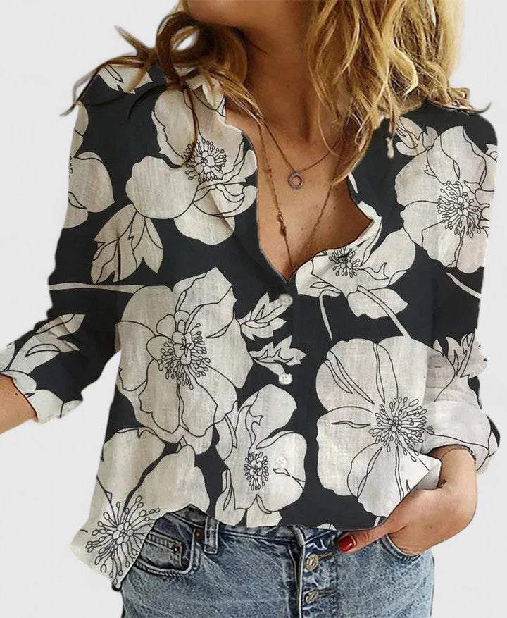 Elena | Button Down Blouse