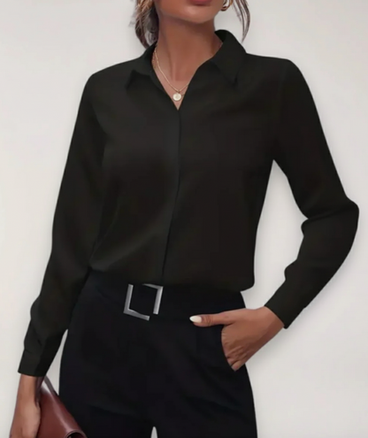 Vada | Collared Button-Front Top