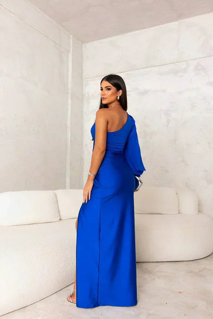 Ismara | One-Shoulder Maxi Wedding Guest Dress