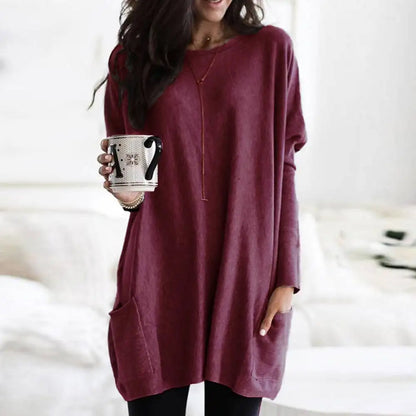 Odalie | Long Sleeve Dress with Pockets