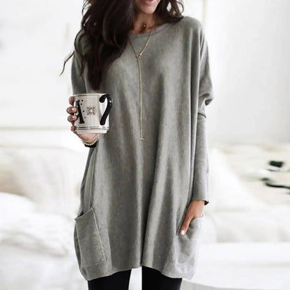 Odalie | Long Sleeve Dress with Pockets