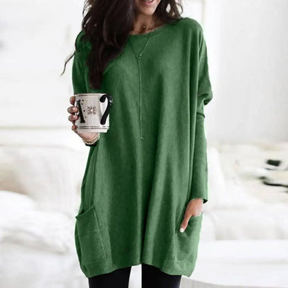 Odalie | Long Sleeve Dress with Pockets