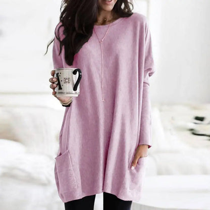 Odalie | Long Sleeve Dress with Pockets