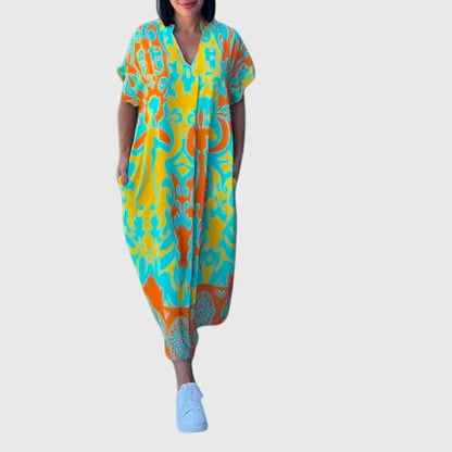 Aveline | Floral Summer Midi Dress