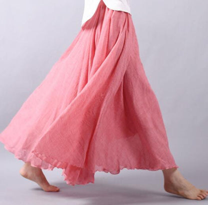 Eliana | Flowy Summer Maxi Skirt