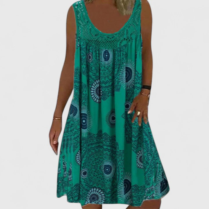 Calista | Boho Summer Midi Dress