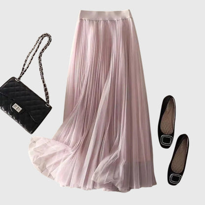 Sophia | Layered Tulle A-Line Skirt