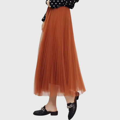 Sophia | Layered Tulle A-Line Skirt