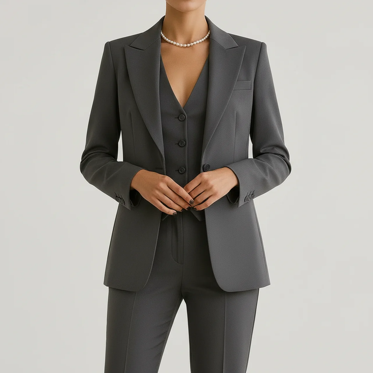 Cassiane | Three-Piece Tailored Suit Set